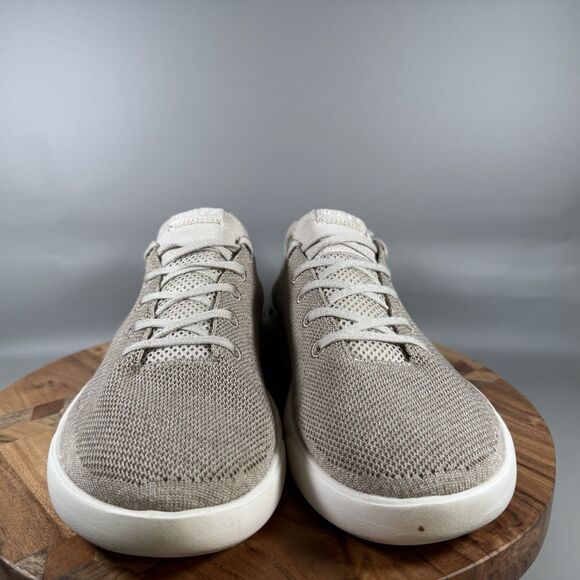S Reef Men's Swellsole Neptune Sneakers Size 13 Beige Knit Slip‎ On Casual Shoes - Picture 2 of 8
